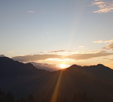 photo taken during poonhill 3 days trek